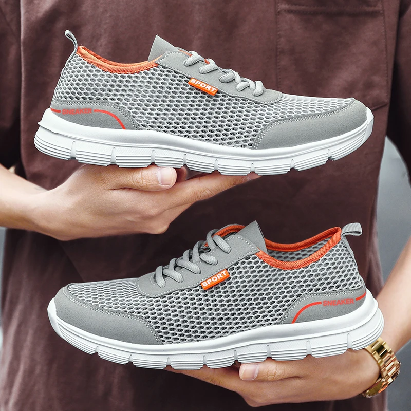 

Men Shoes Summer Soft Loafers Lazy Shoes Lightweight Mesh Casual Shoes Men Sneakers Outdoor Tennis Masculino Zapatillas Hombre