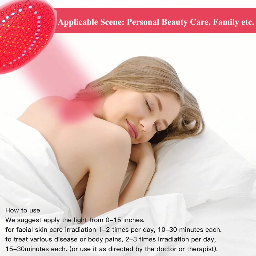 Синий и красный светодиодный светильник для лечения акне терапевтический