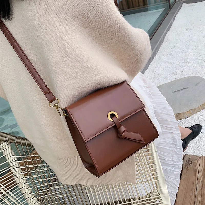 Маленькая женская сумка мессенджер из искусственной кожи на плечо для женщин 2020