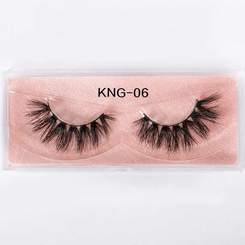 KNG-06 Eyewin ресницы 3D норковые накладные ресницы натуральные длинные ресницы драматические объемные ресницы макияж для ресниц норковые ресницы искусственные ресницы 25 мм ресницы - Цвет: KNG-06