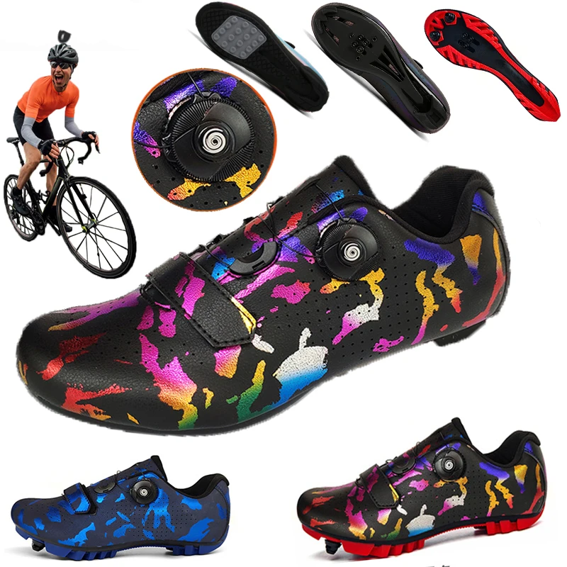 

Professional Cycling Shoes Sapatilha Ciclismo Self-Locking Racing Road Bike Ultralight Breathable Bicycle Women Sneakers Men