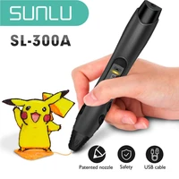 sunlu 3d pen doodling with lcd screen educational pen low temperature safe for children christmas gift
