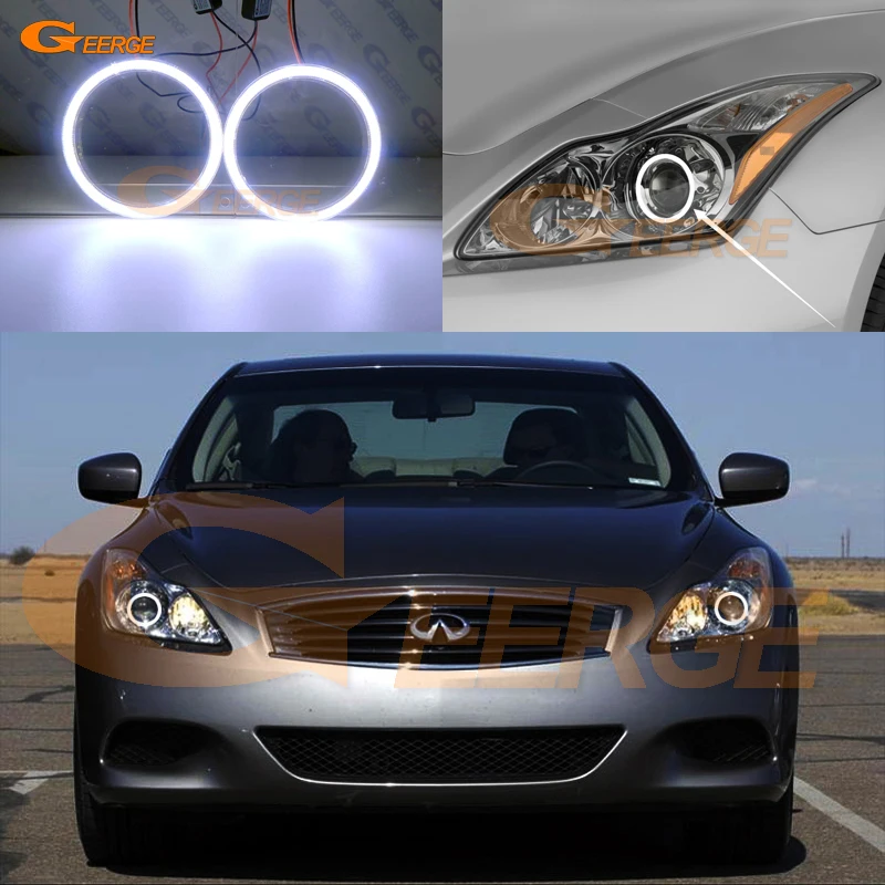 Для INFINITI G37 Q60 COUPE Convertible 08 09 10 11 12 13 14 15 отличный ультра яркий COB комплект