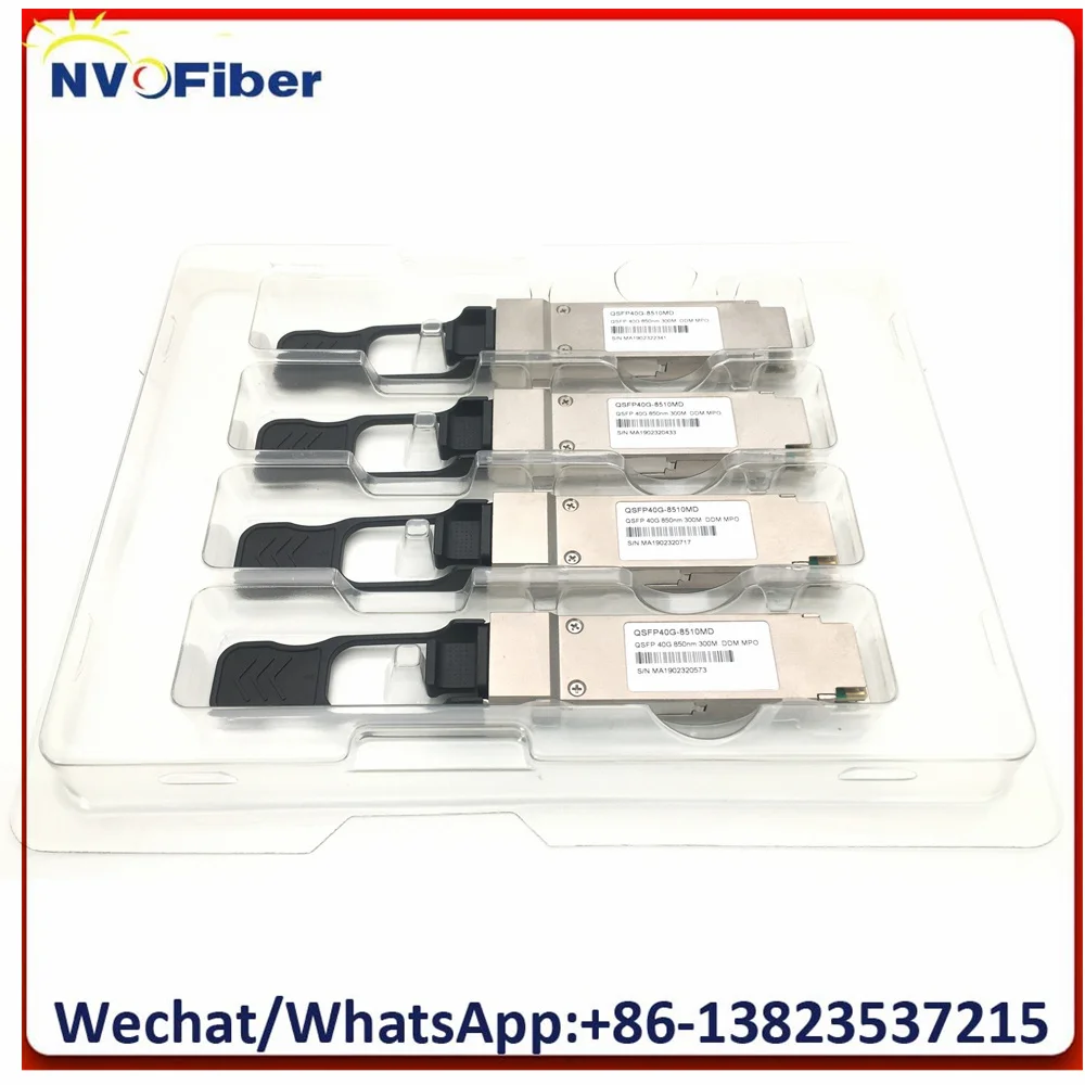 40G QSFP + SR4 40 Φ модуль трансивера MMF 850нм MPO 100 м волоконно-оптический промышленного