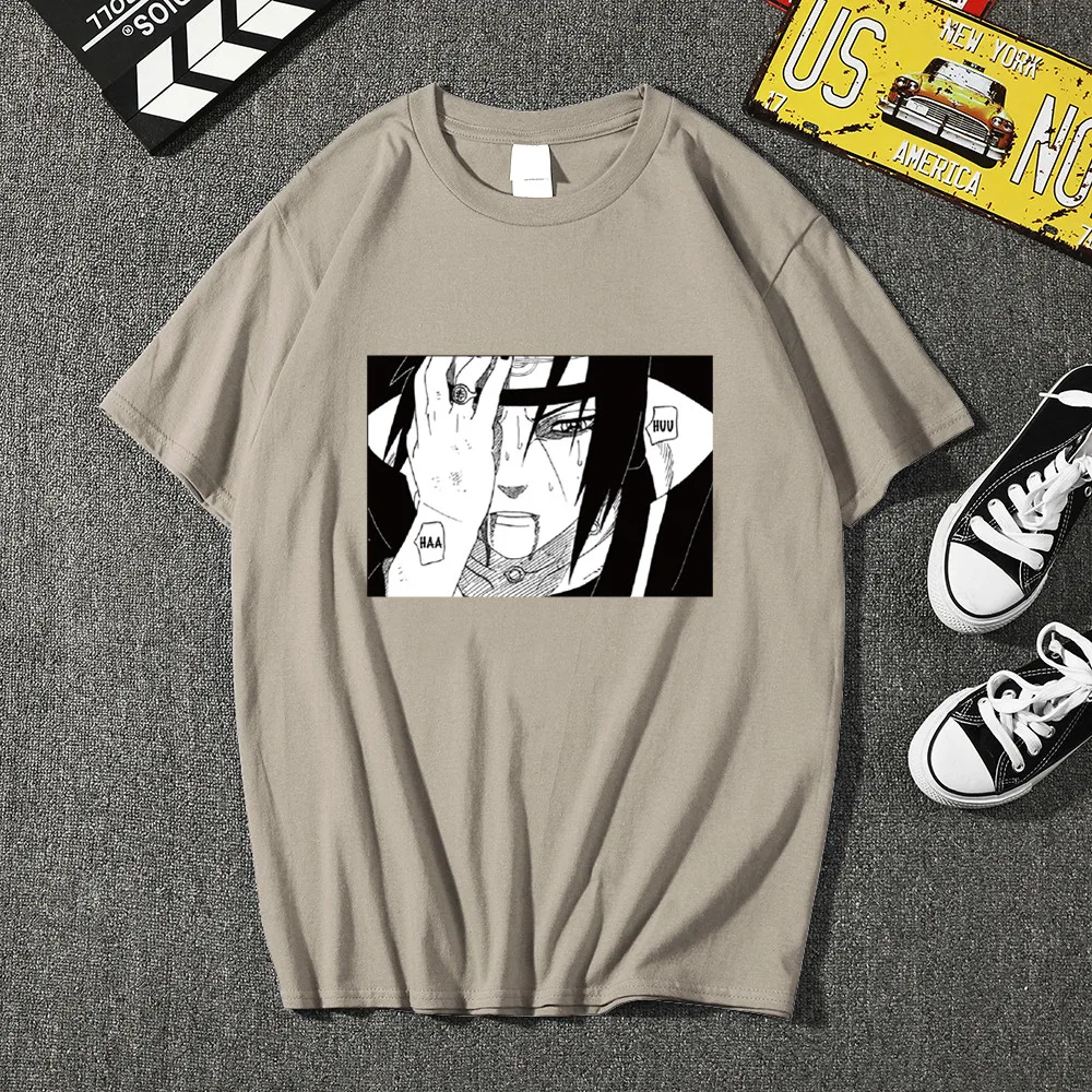 Мужская модная футболка с аниме Sad Girl эстетическая в стиле Харадзюку топы