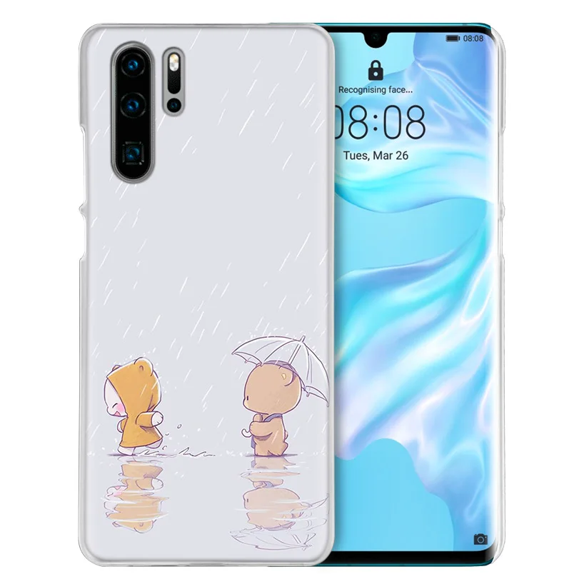 Жесткий чехол для huawei P30 P20 P10 mate 30 20 10 Nova 5 5i Pro Lite P Smart Z Plus Прекрасный Пингвин полярный медведь