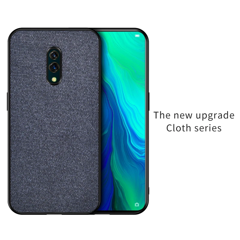 Для Realme X Чехол, тканевый силиконовый мягкий защитный противоударный чехол, задняя крышка для OPPO Realme K3 3 X Lite чехол - Цвет: Blue