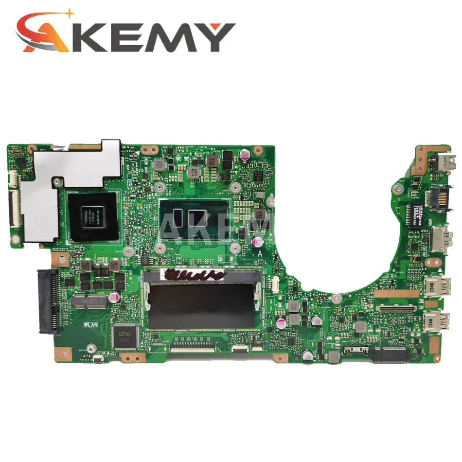Akmey K501UXM материнская плата для ноутбука For Asus K501UW K501UQ GTX950M/4GB /I7-6500 CPU/4G-RAM/ DDR4 |