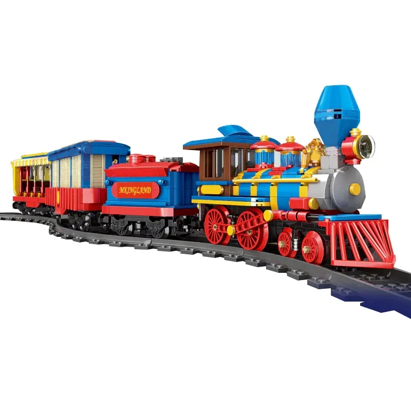 

2020 New RC City Rail Train Series Building Blocks Bricks Diesel Steam Locomotives High-speed Train Toys for Kid Christmas Gifts