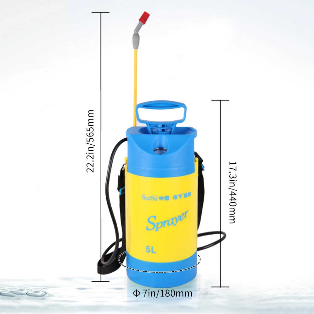 

Blue 5L/8L Sprayer Small Watering Can Lawn Garden Sprayer Watering Flower Spray Bottle Agricultural Spray Watering Tool