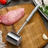 kitchen gadgets stainless steel loose meat hammer round meat hammer pork chop hammer meat tenderizer minced meat hammer
