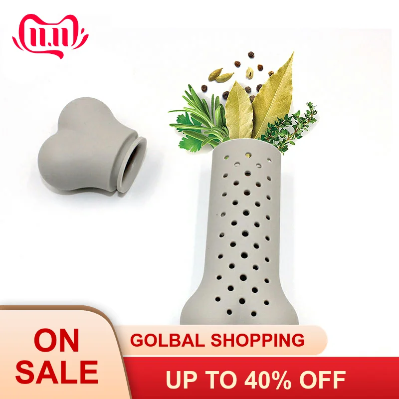 Силиконовый Фильтр для специй форма кости моделирующий фильтр цветочный чай