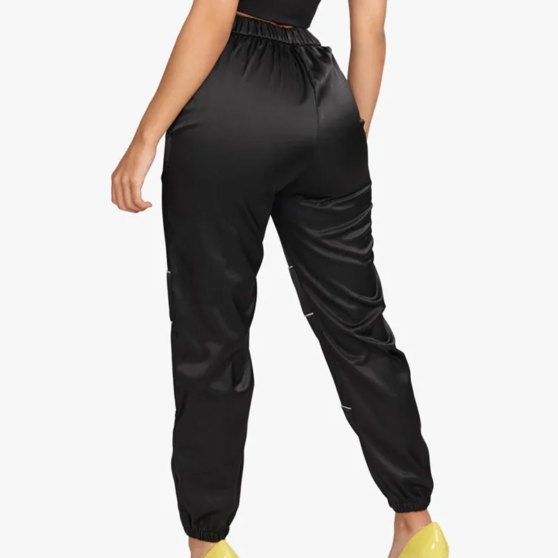 Брюки карго Женские Светоотражающие повседневные штаны султанки популярный