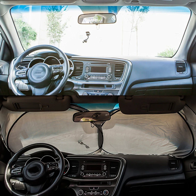 

Folding Sunshade Summer Vehicle 150*70 cm Front Set Shade Sun Visor Window