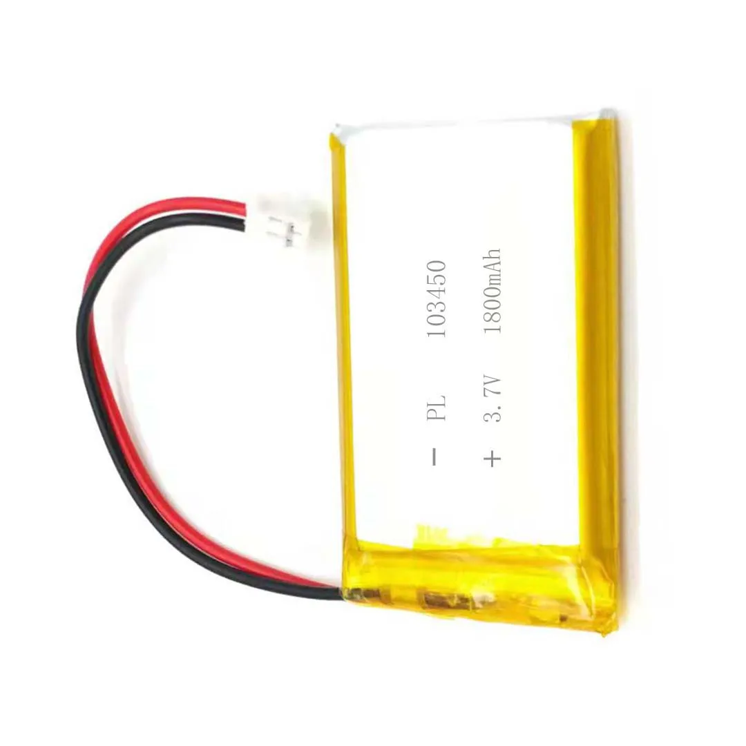 

2/5/20/200/1000/10000pcs 3.7V 1800mAh 103450 Li Lithium Polymer ion Battery with 2.0mm JST