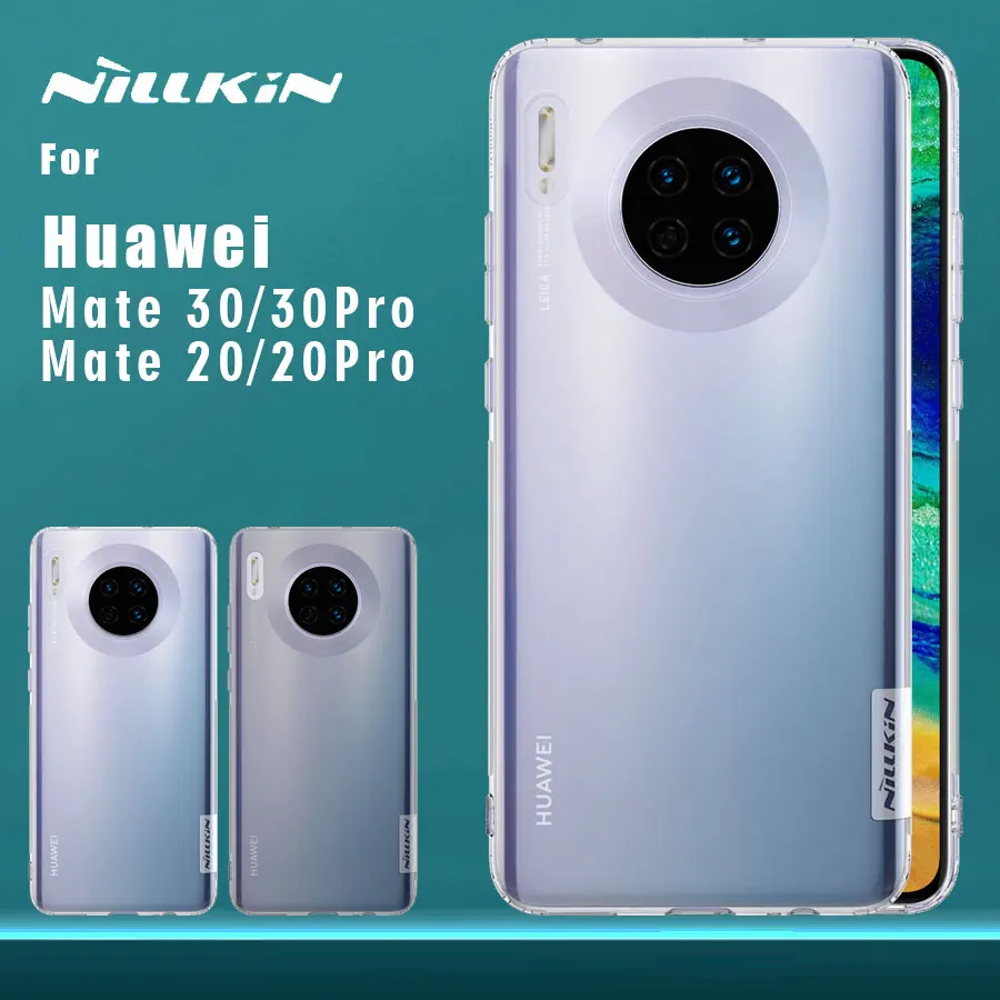 Для Huawei мат 30 20 Pro чехол Nillkin из ТПУ 0 6 мм Ультратонкий Мягкий для телефона силикона