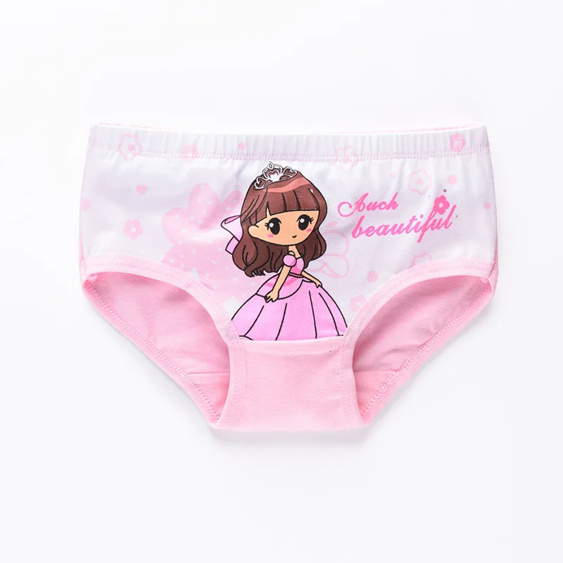 5 шт./лот Новые Детские хлопковые трусы милые Мультяшки для принцессы маленьких