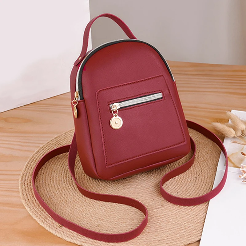 Дизайнерский маленький рюкзак Forever Young для женщин, модная мягкая кожаная сумка на плечо для девушек