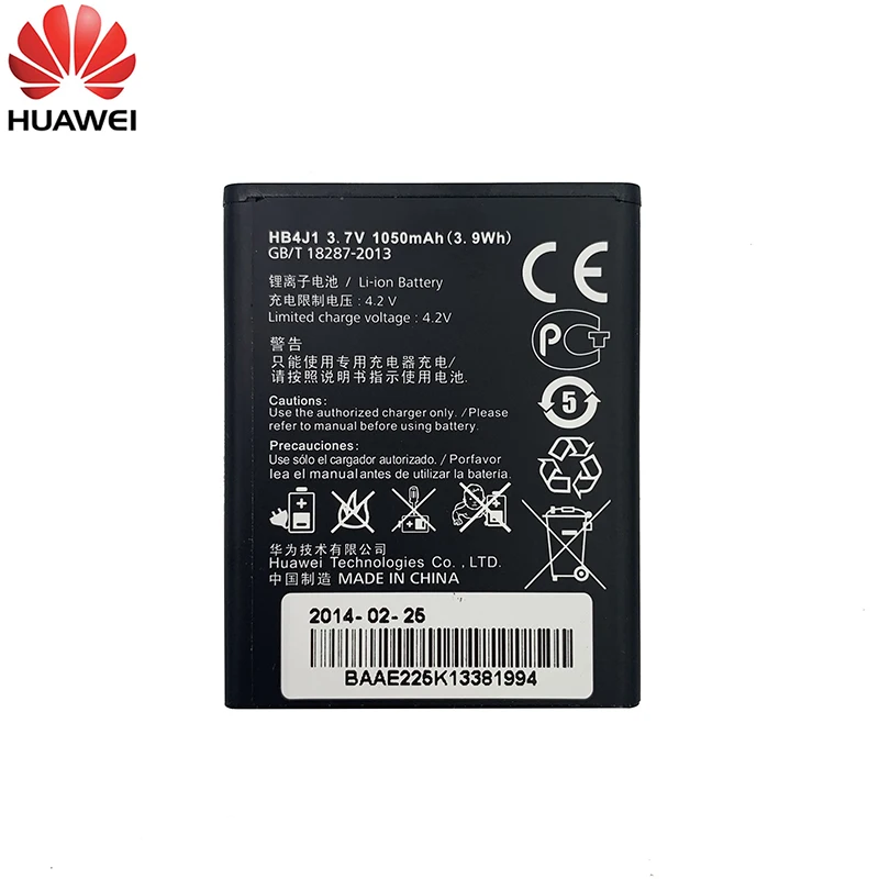 100% Оригинальная Аккумуляторная батарея Hua wei Ascend Y100 Новая 1200 мАч HB4J1/HB4J1H для Huawei