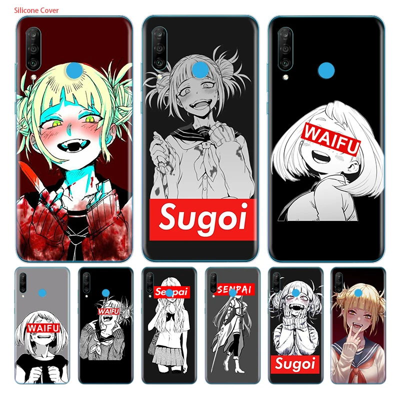 Силиконовый чехол Sugoi Senpai аниме Waifu для Huawei P40 P30 P20 P10 P9 P8 Pro Plus Lite E Mini 2019 2017 телефона -