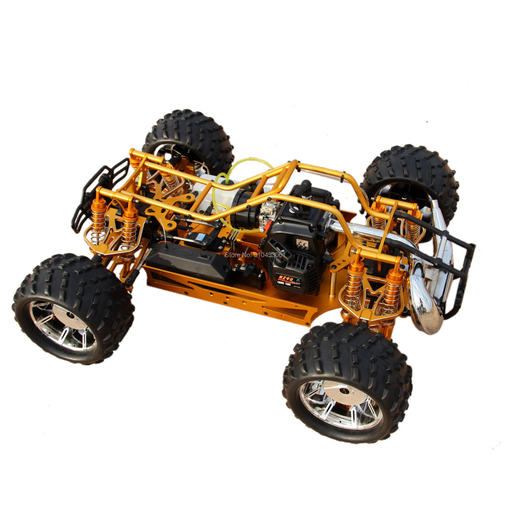 Грузовик SY-4WD 1:5 RC с двухтактным бензиновым двигателем 35 куб. См пультом
