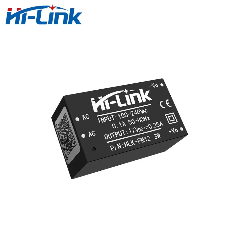 Бесплатная доставка 10 шт. * HLK PM12 Hi Link 3W 12V 250mA Выход AC DC переключатель источника