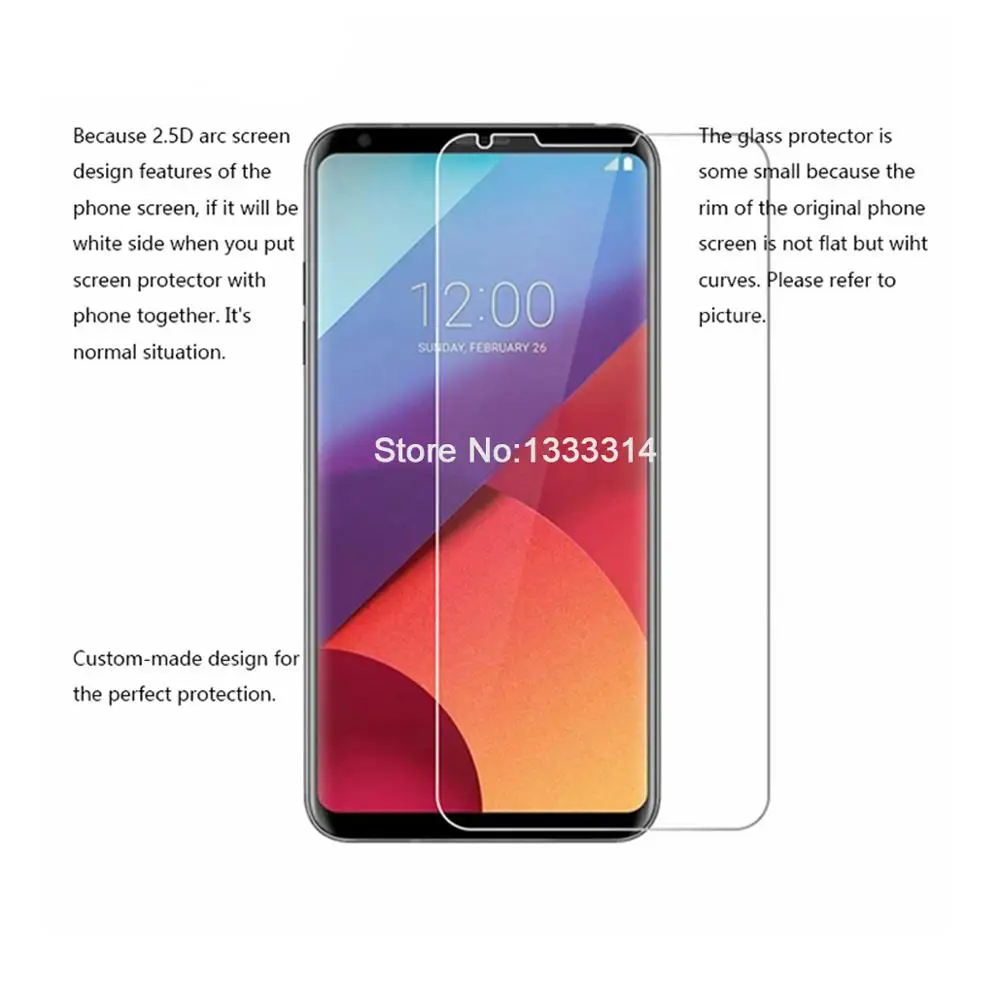 Закаленное стекло 9H 2.5D для LG V40 V30 V20 G4 G5/G6/G6 Plus прочная защитная пленка 10 шт. 0 33 мм |