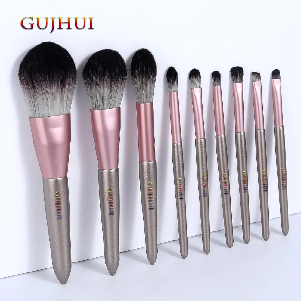 foundation contour Makeup brush hair patches brown|Аппликатор теней для век| |