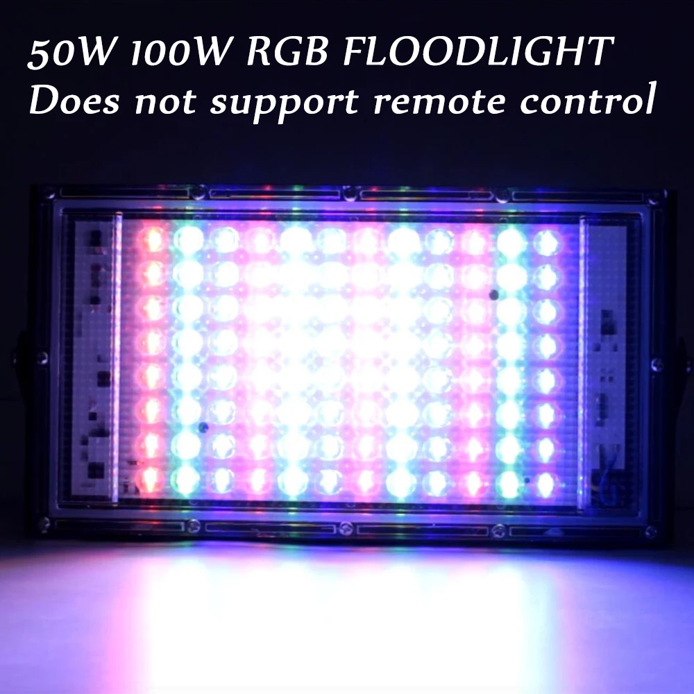 rgb светильник Светодиодный прожектор 50 Вт 100 AC 220 В водонепроницаемый IP65