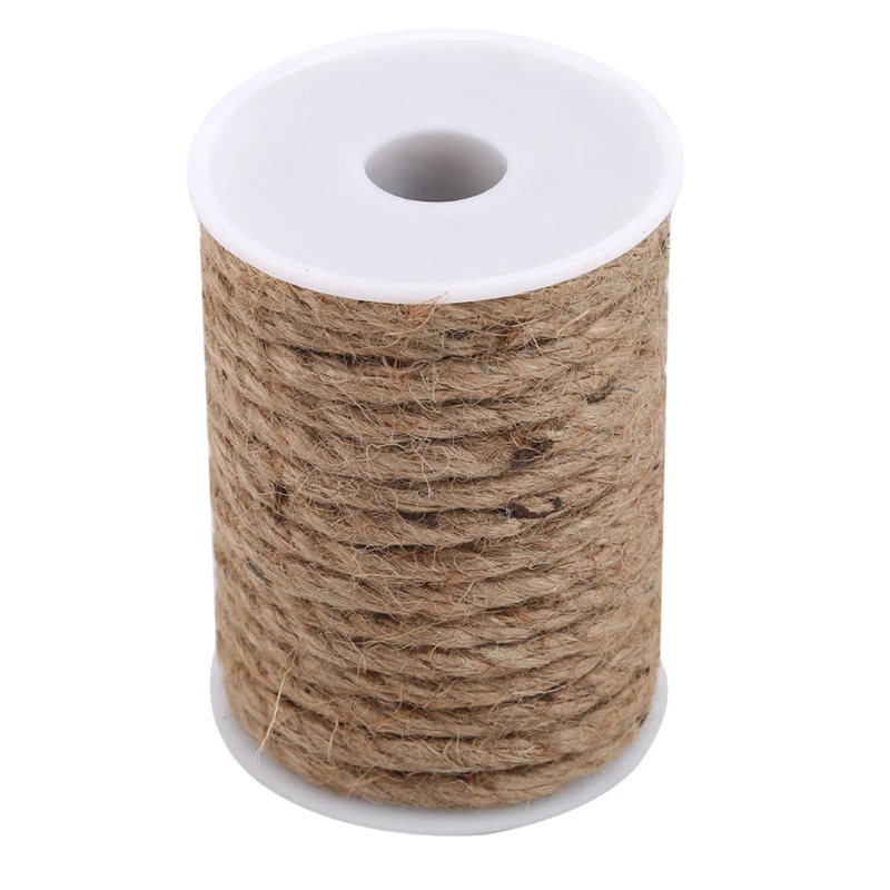 Нить DIY шнуры флористы Ремесло Декор поставки натуральный джутовый шпагат
