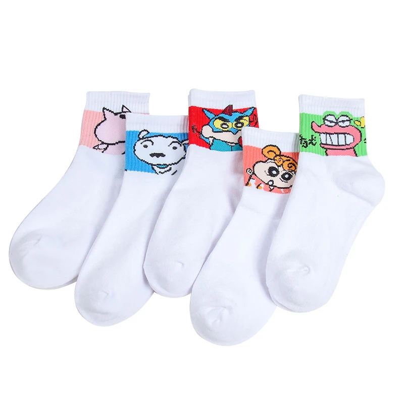 Женские хлопковые короткие носки с героями мультфильмов Обувь для косплея Аниме