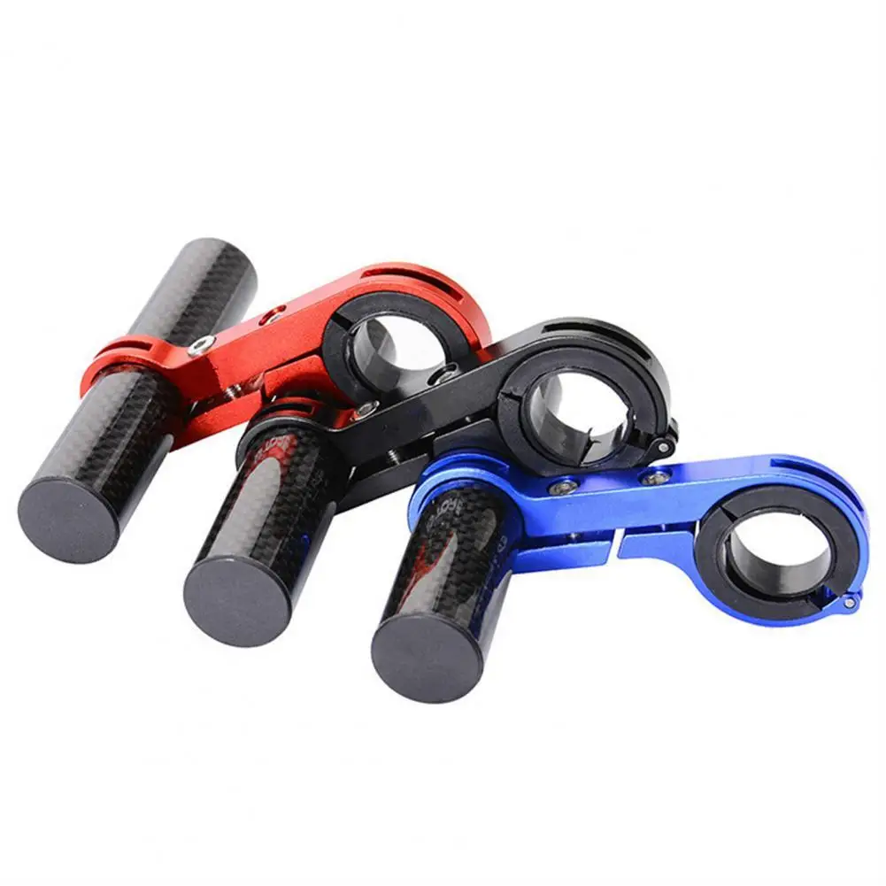 

2021 Handlebar Bracket Adjustable Rust-proof Bike Light Mount Holder Extender Lamp Support Rack Alloy Fiber Stand Bicycle Parts