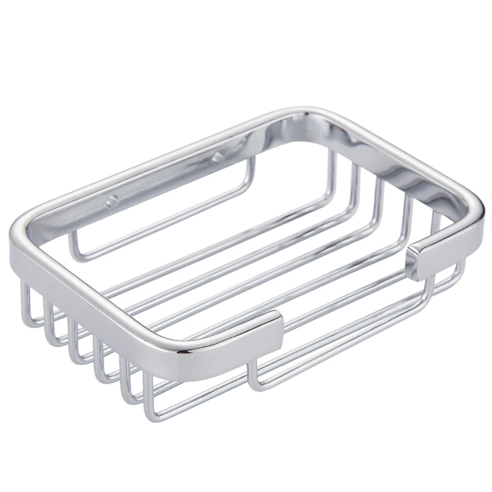 

Stainless Steel Soap Dish Bathroom Storage Soap Rack Plate Box Container Wall Storage Rack Holder
