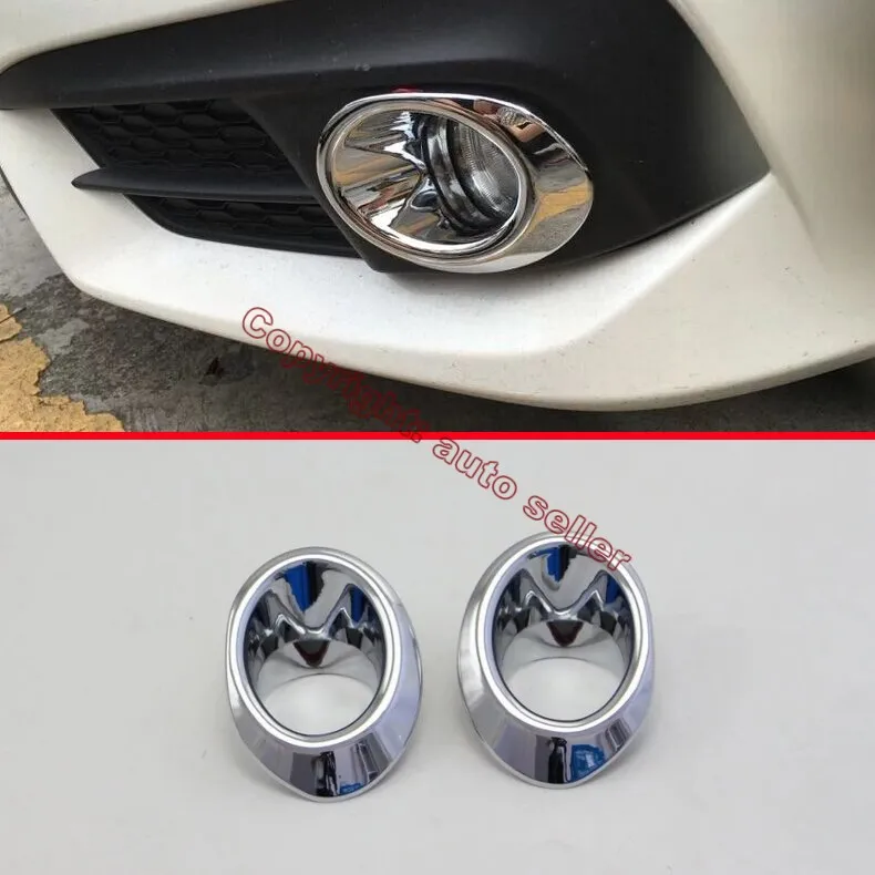Накладка на переднюю противотуманную фару из АБС пластика для Honda Civic 2016