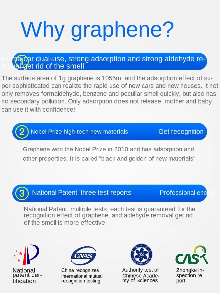 

For Home and Vehicle Graphene Formaldehyde Removal Odor Removal Activity Bamboo Charcoal Package
