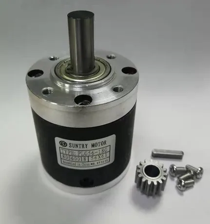 

Ratio 47 52 55 65 77:1planetary reducer 56mm Round input flange for DC motor with shaft diameter 6mm or 6.35mm or 8mm