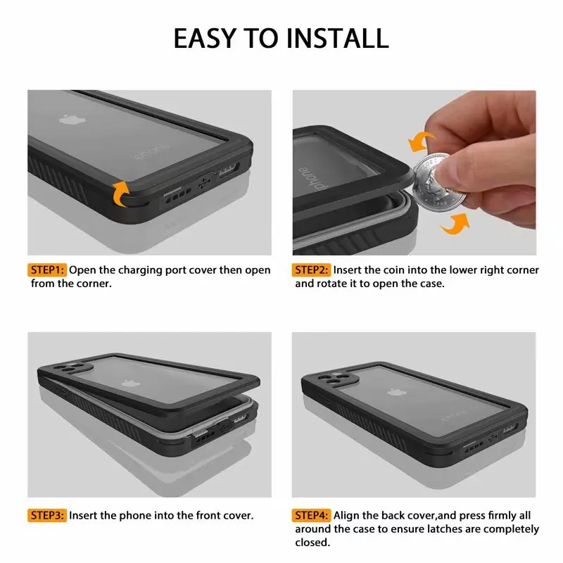 Водонепроницаемый чехол для плавания и дайвинга iphone 11 Pro Max водонепроницаемый Apple