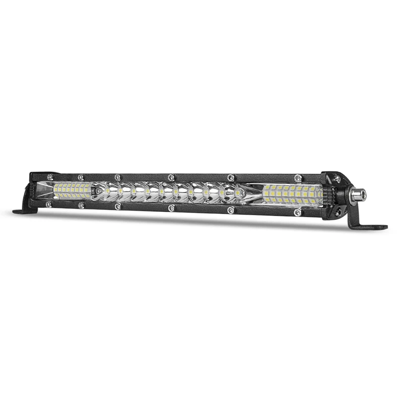 10 inch Combo Beam DERI светодиодный светильник Прямой Тонкий Однорядный 10 дюймов 80 Вт для 4WD SUV ATV 4X4 внедорожный светодиодный светильник с проводом светодиодный - Цвет: 10 inch Combo Beam