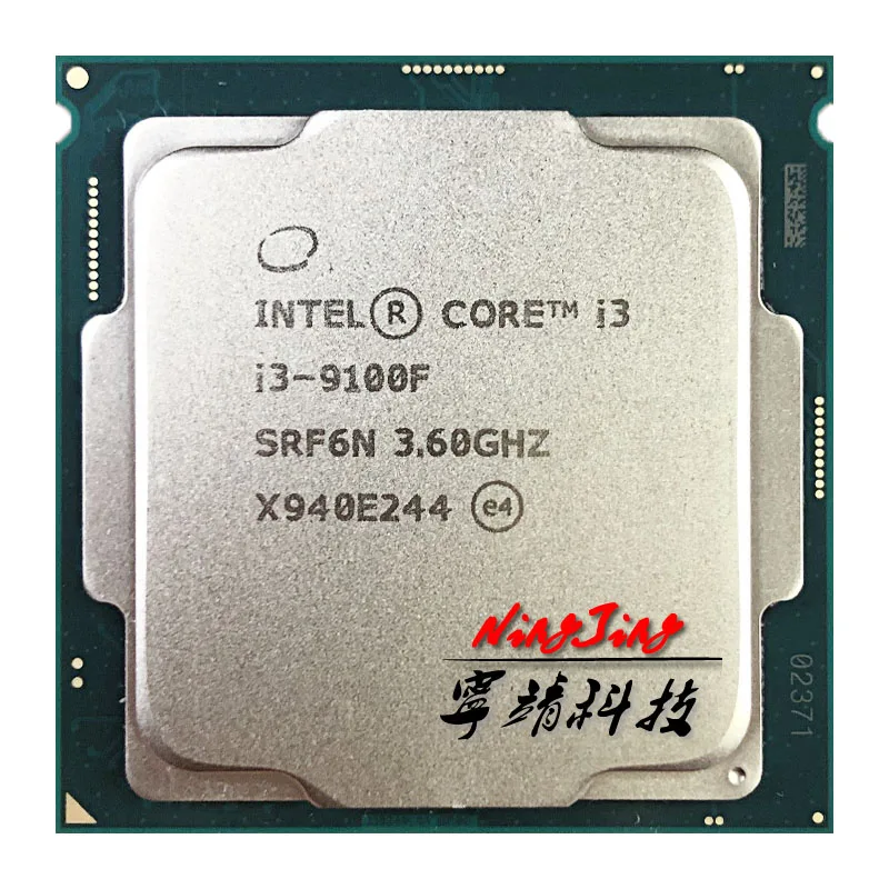 Процессор Intel Core i3-9100F i3 9100F 3 6 GHz SRF7W четырехъядерный процессор 65W 6M ProcessorLGA 1151 |