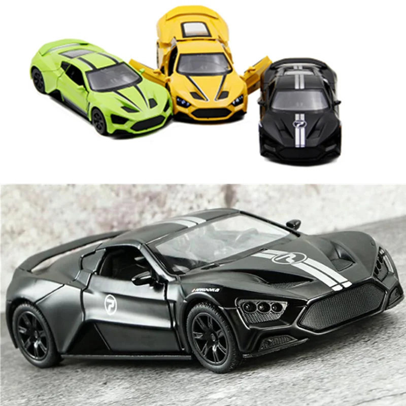 Коллекция 1:32 15 см ZENVO STI Дания Классическая гоночная модель автомобиля откатная