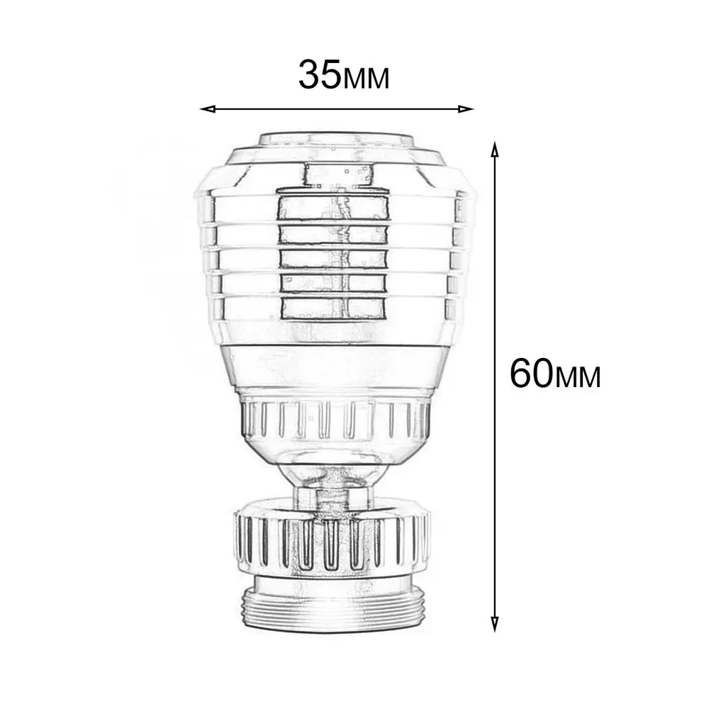 

ICOCO Water Saver Tap Aerator 360 Rotate Faucet Nozzle Faucet Aerator Kitchen Sprayer Head Water Saving Taps For Bathroom