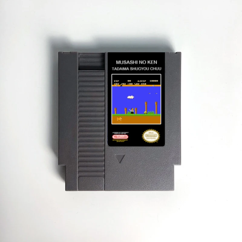 

Musashi no Ken Tadaima Shugyou Chuu Game Cartridge For NES Console 72 Pins