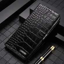 Genuine Leather Card Slot Holder Strap Flip Case for Huawei P40 P30 Lite P20 P50 Pro Mate 40 20 Cover For Honor 50 20 10 Lite 9X