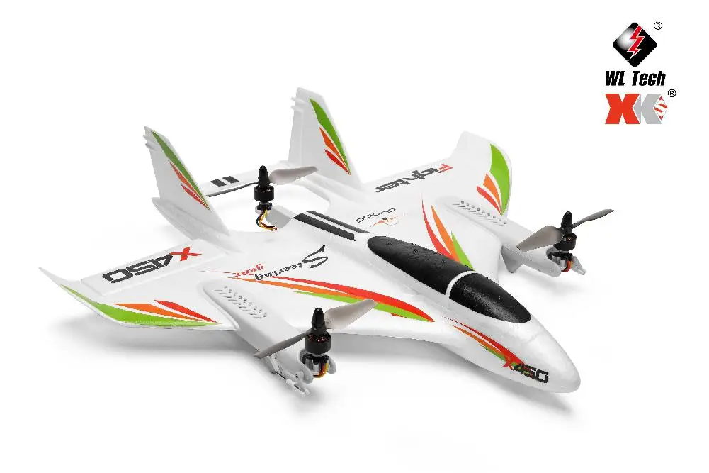 XK X450 2 4G вертикальный взлет и посадка 3D EOP RC Самолет RTF|Радиоуправляемые самолеты| |