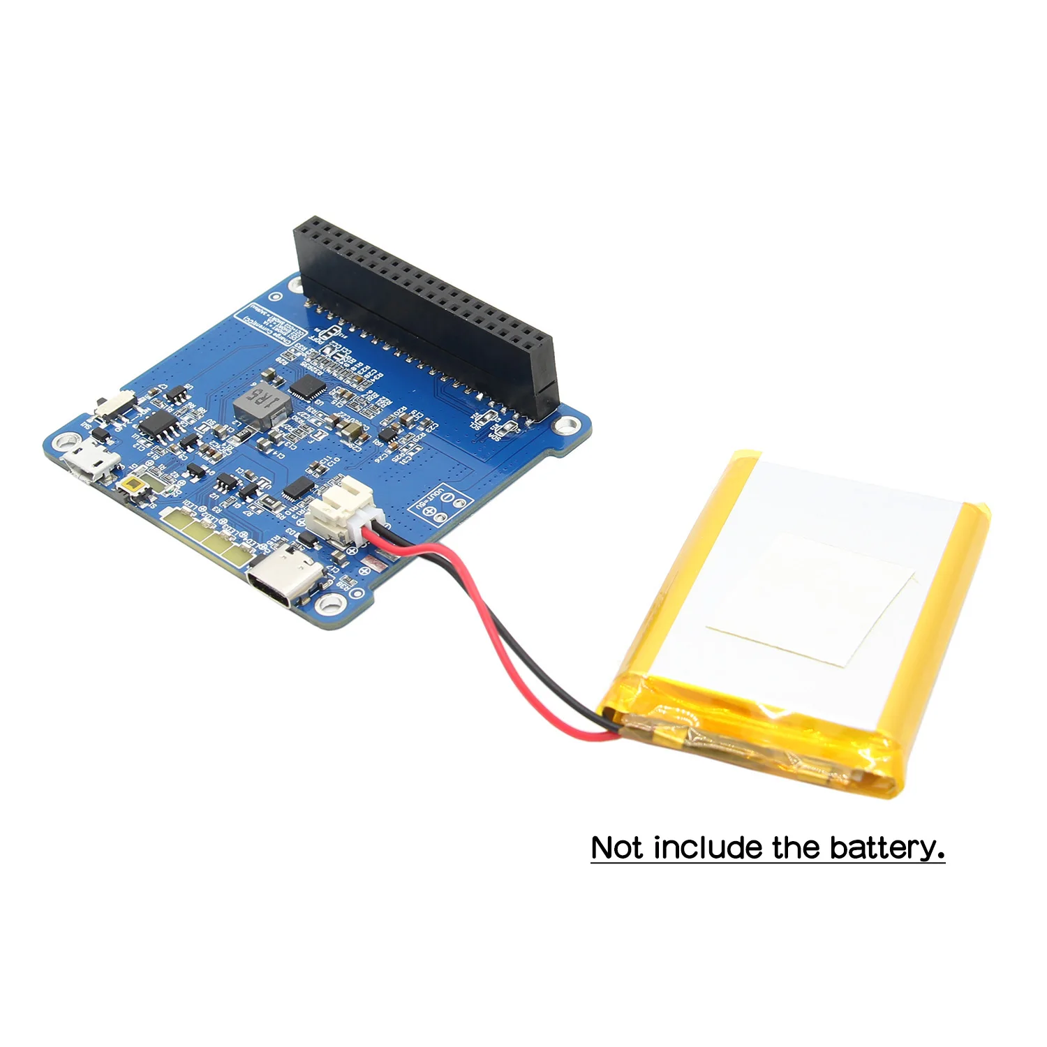 Raspberry Pi 4 Модель B/3B+/3B UPS HAT 2 с тип-c, литий-ионный аккумулятор источник питания плата расширения(без батареи