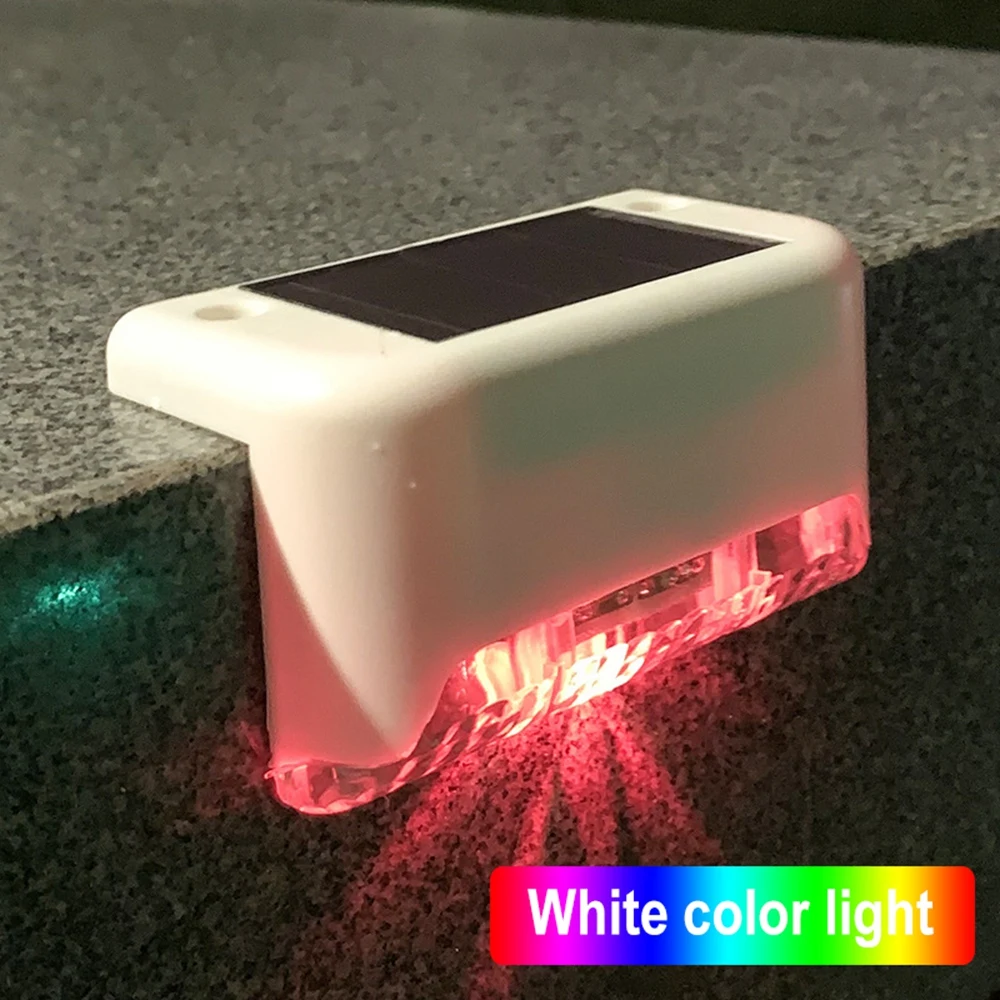 Luzes de Parede Jardim ao ar Solar à Prova Luz da Escada Solar Deck Lâmpada Escadas Livre Dwaterproof Água Passo Luz Paisagem Cerca Led