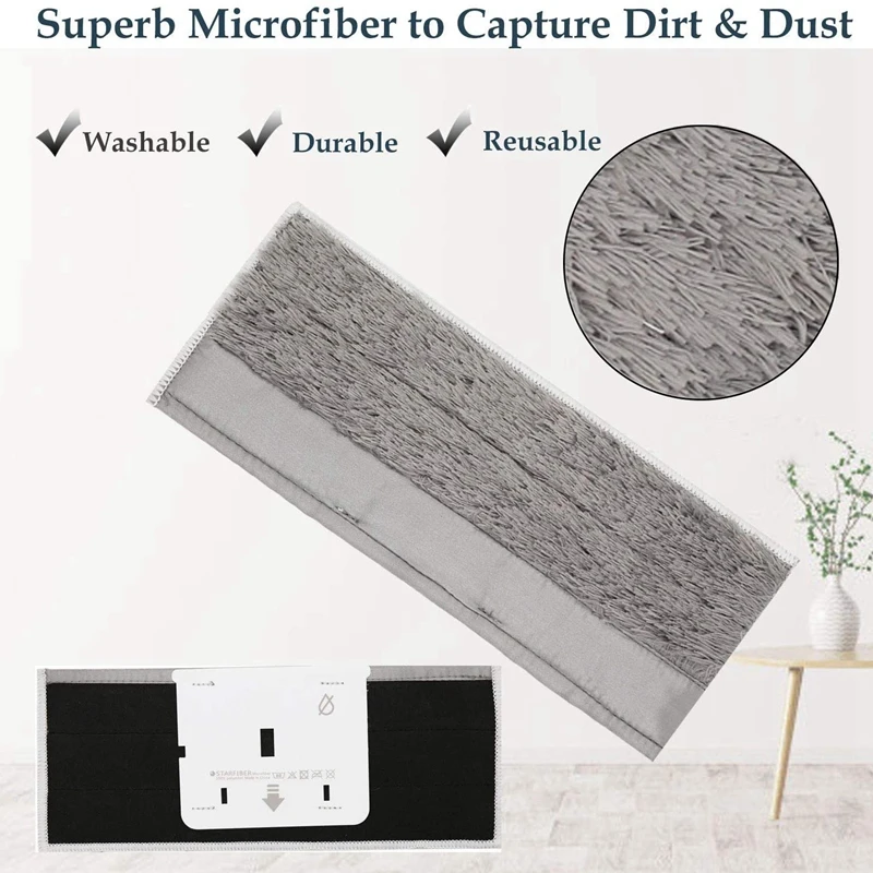 10-Pack Washable &amp Reusable Mop Pads Mopping Replacement for IRobot Braava Jet M Series M6 (6110) Robot | Бытовая техника