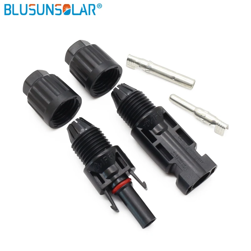 2 пары разъемы для панельных панелей солнечных батарей штекер и гнездо 30 А 1000 В PV