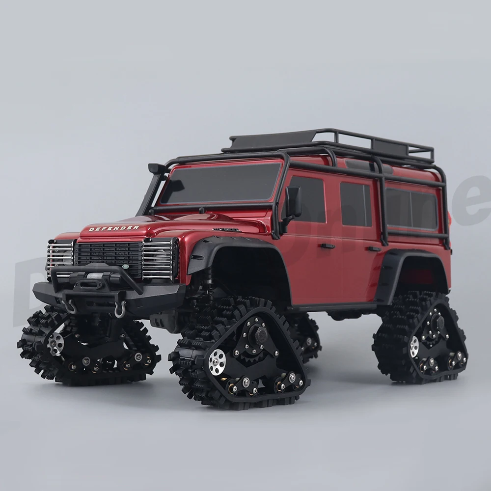 4 шт. вездеходные гусеничные диски снежные колеса для 1/10 RC Crawler Traxxas TRX4 Defender Bronco G500