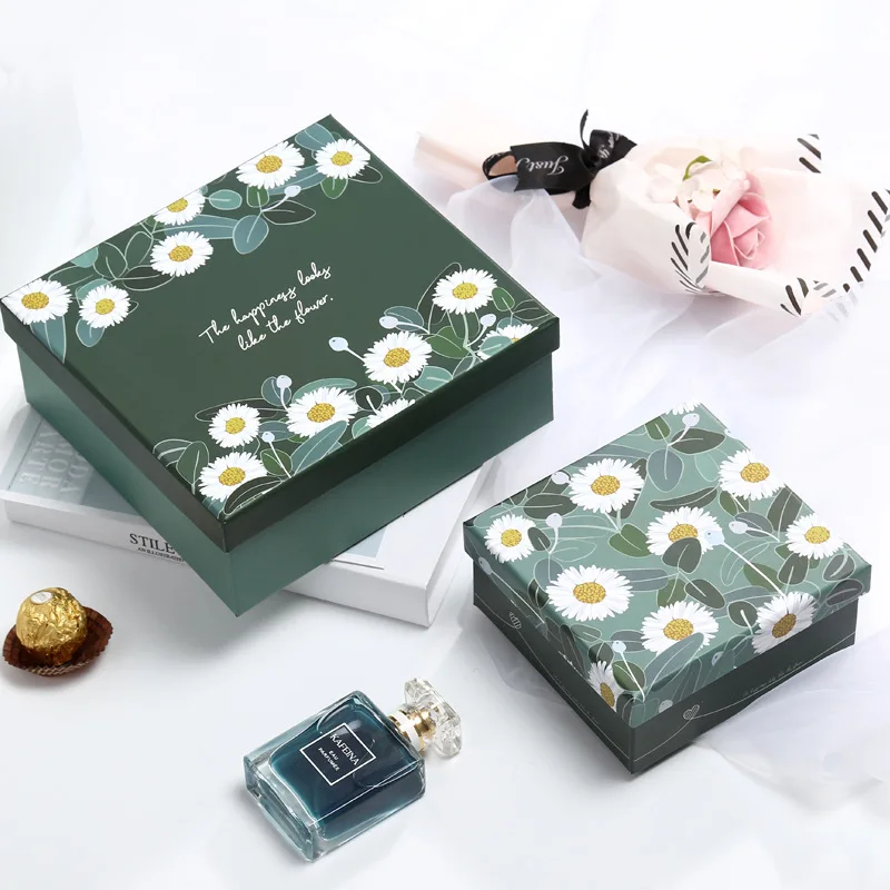 

The new little Daisy birthday gift box of large cosmetics gift box gift box spot small lipstick box